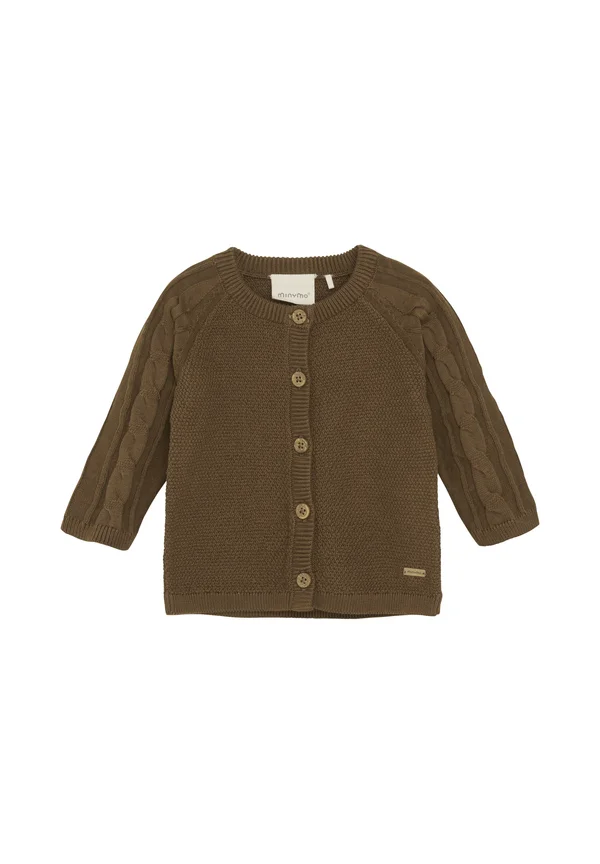 Strickjacke - sepia