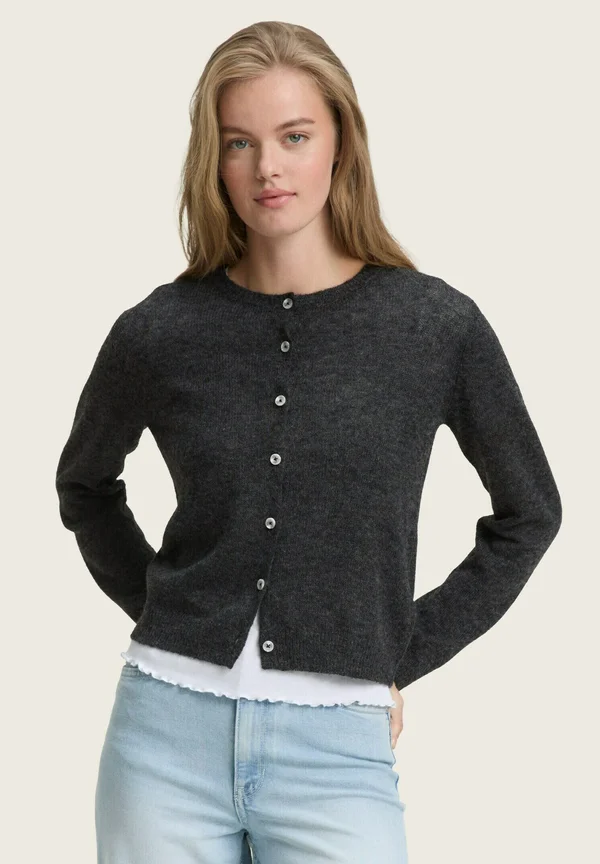 Strickjacke - shale grey melange