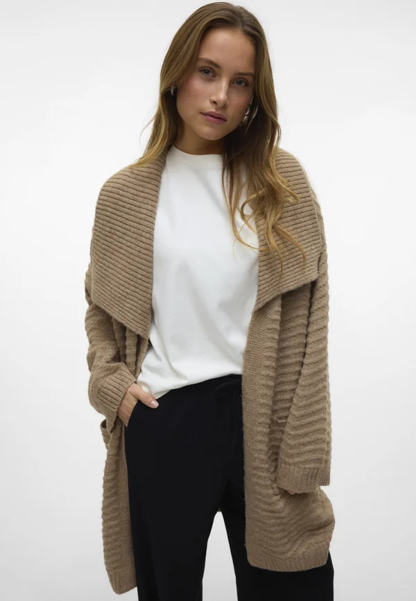 Strickjacke - silver mink