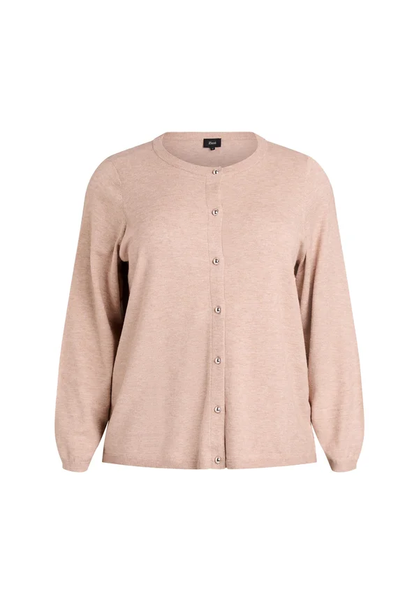 Strickjacke - simply taupe mel.