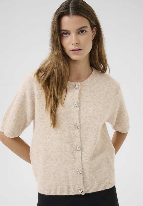 Strickjacke - simply taupe