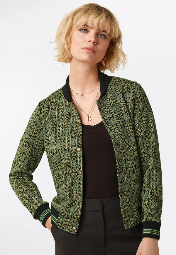 Strickjacke - spruced green