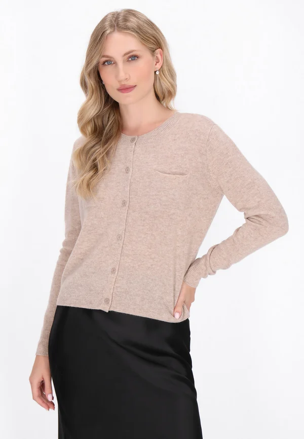 Strickjacke - stone melange
