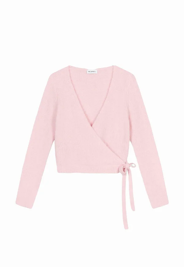Strickjacke - sugar pink