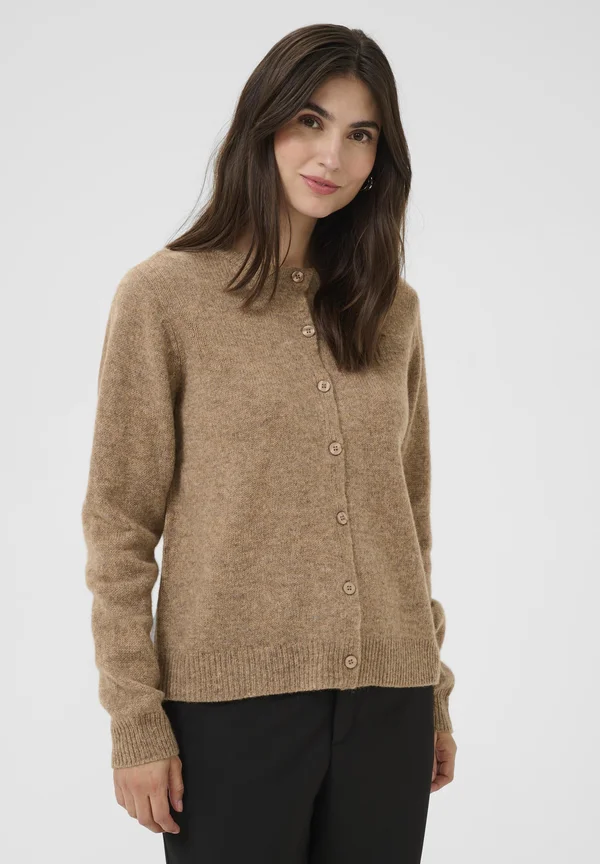 Strickjacke - tannin melange