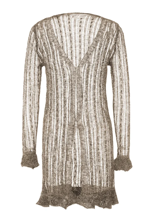 Strickjacke - taupe