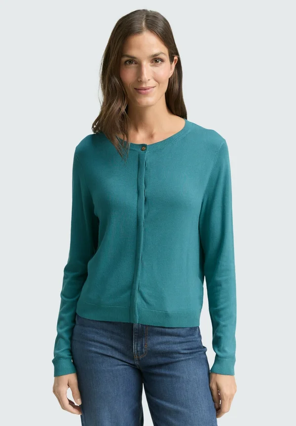 Strickjacke - tropical teal