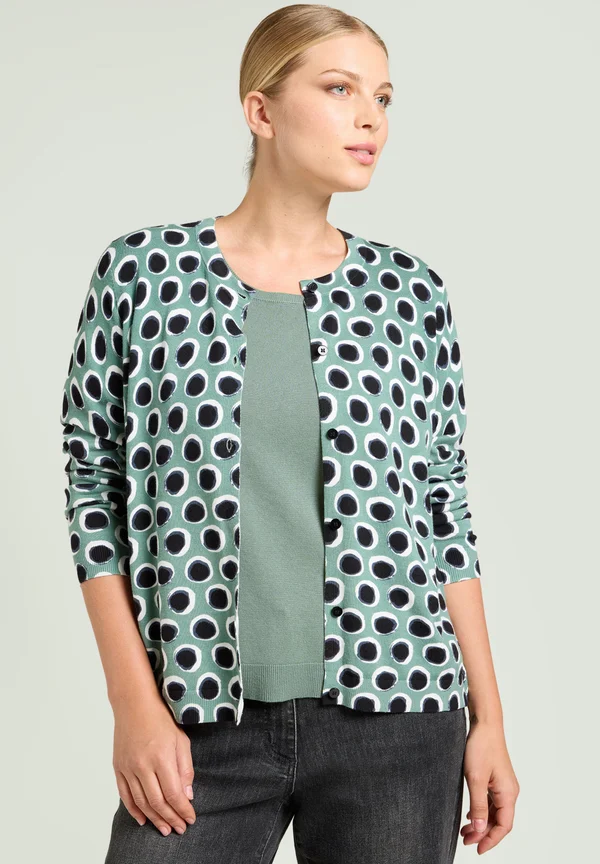 Strickjacke - verde acqua