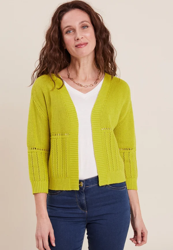 Strickjacke - vert anis