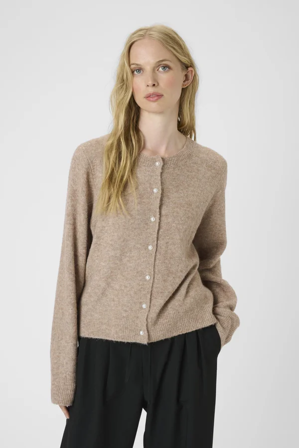 Strickjacke - walnut