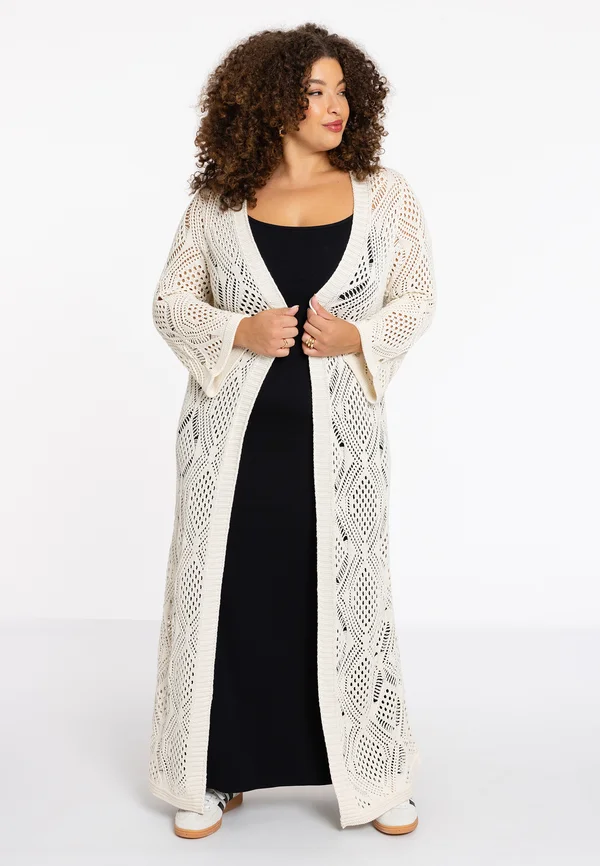 Strickjacke - weiß