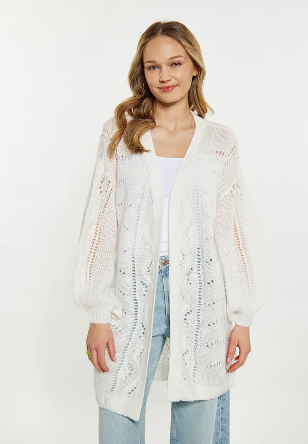 Strickjacke - weiss