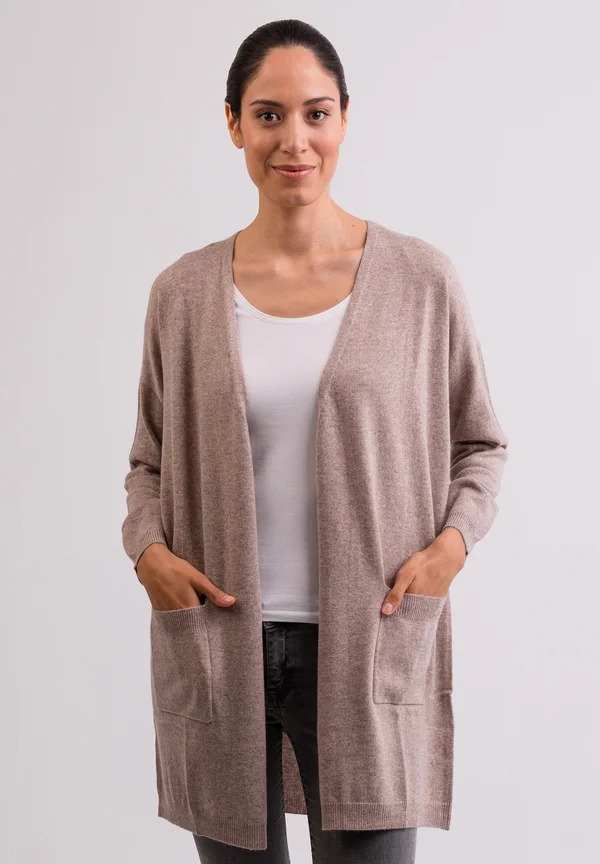 Strickjacke - weizen