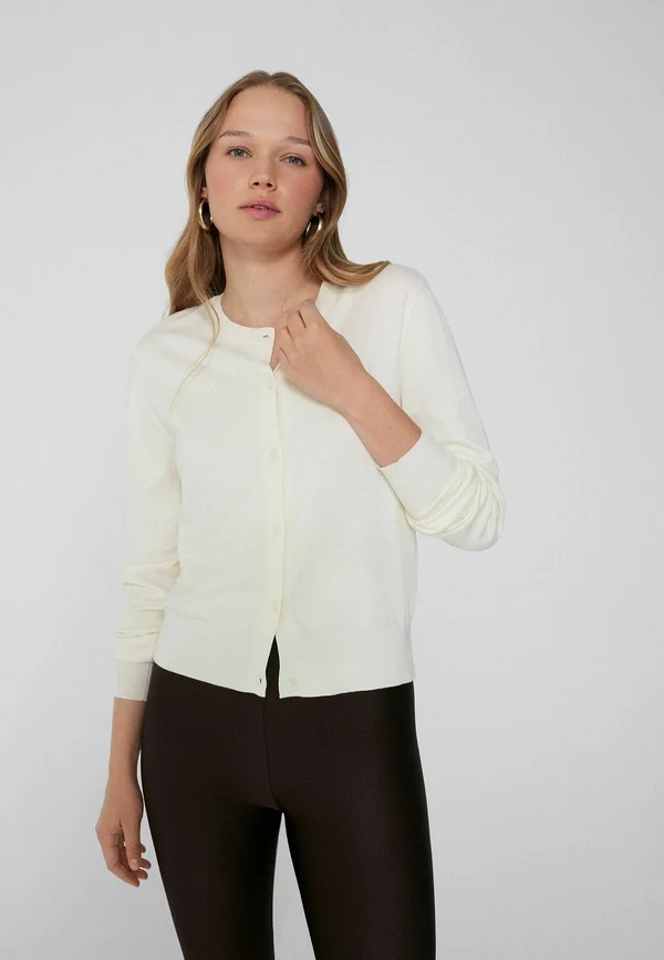 Strickjacke - white