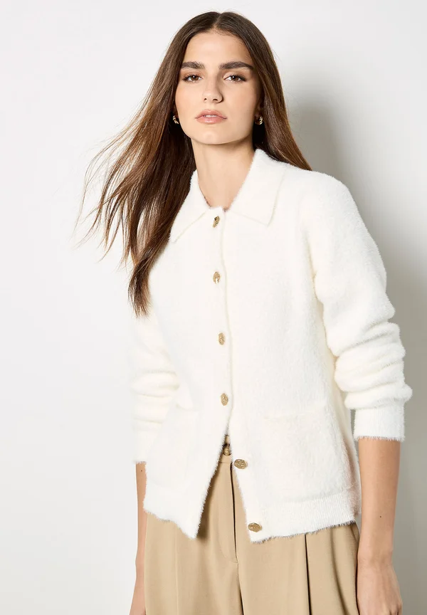 Strickjacke - white
