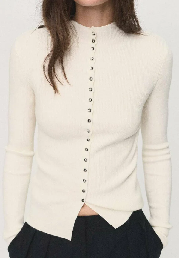 Strickjacke - white
