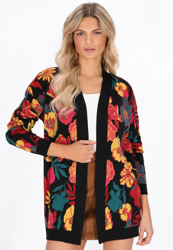 Strickjacke - yellow multicolor