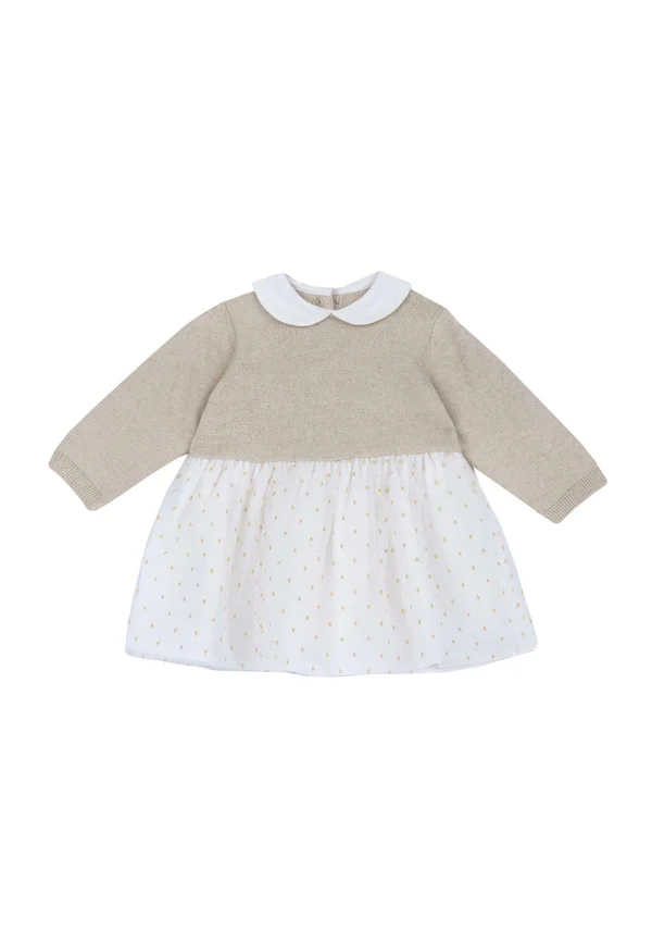 Strickkleid - beige