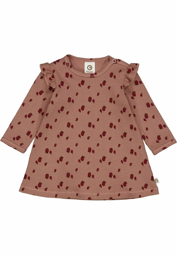 Strickkleid - cabernet  bark