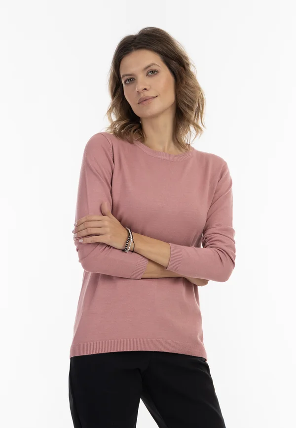 Strickpullover - altrosa