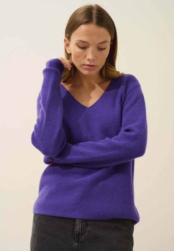 Strickpullover - amethyst