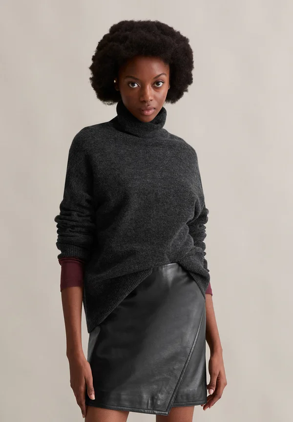 Strickpullover - anthra melange