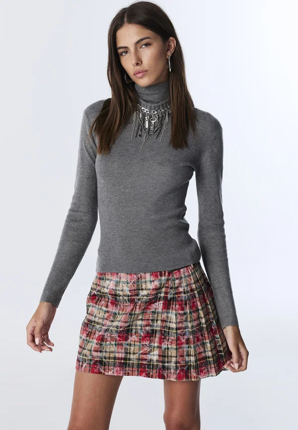 Strickpullover - anthracite