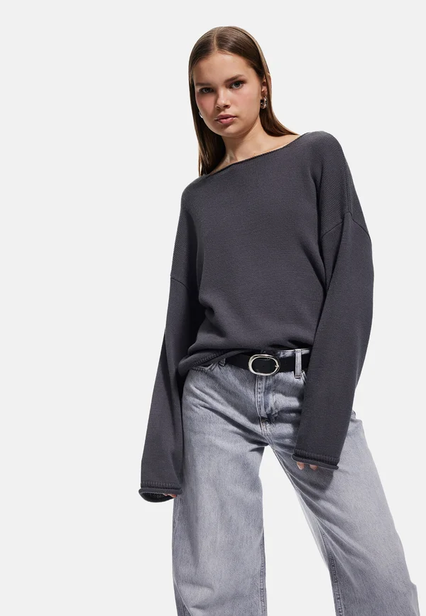 Strickpullover - anthracite