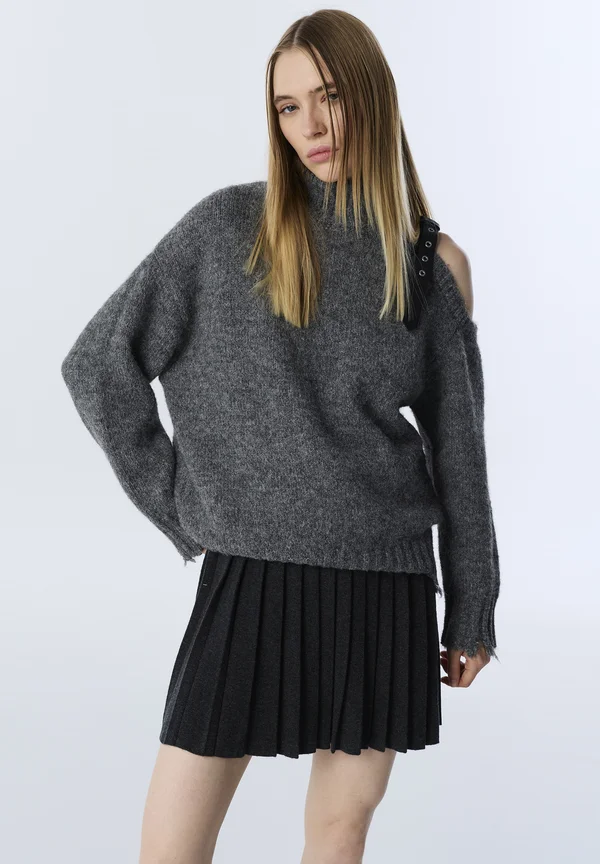 Strickpullover - anthracite