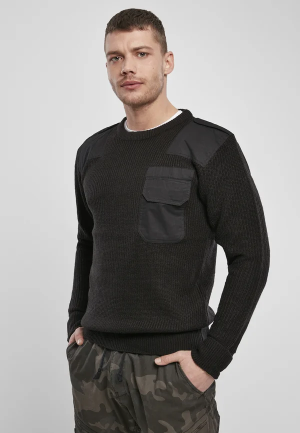 Strickpullover - anthracite