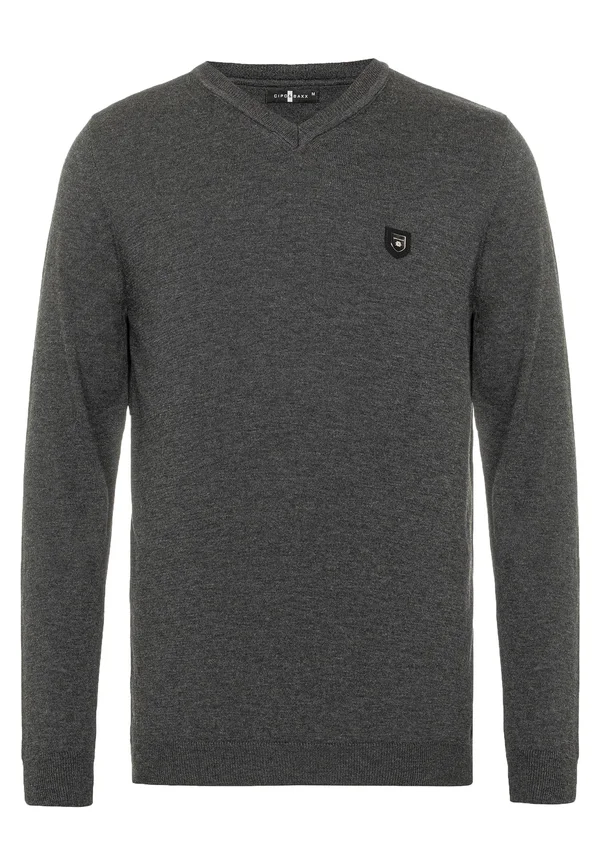 Strickpullover - anthracite