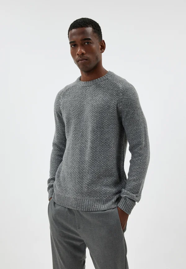 Strickpullover - anthracite