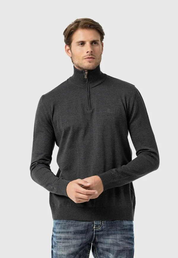 Strickpullover - anthrazit