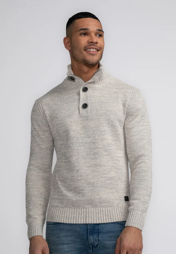 Strickpullover - antique white melee