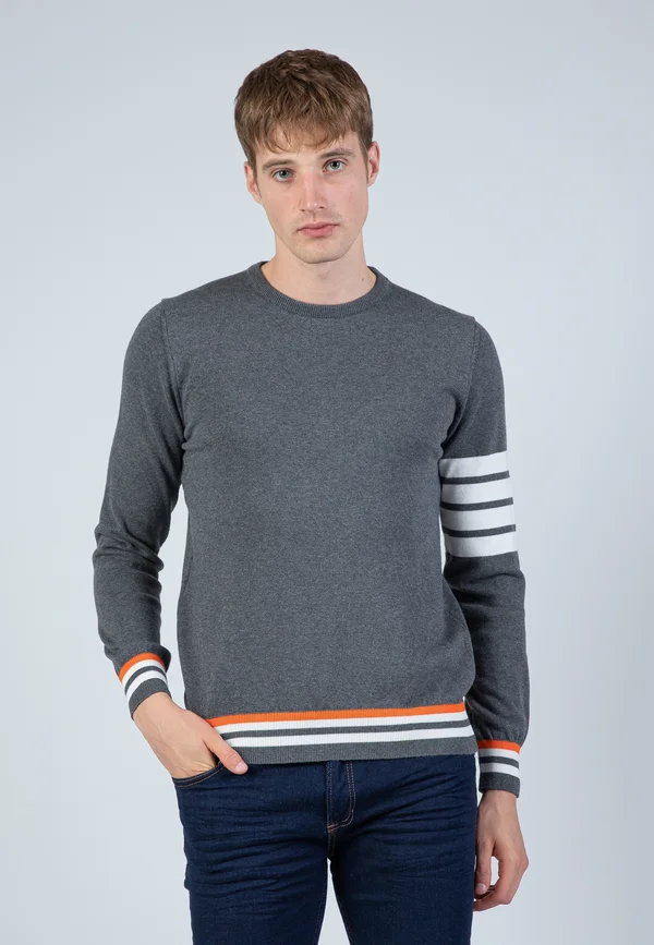 Strickpullover - antracite
