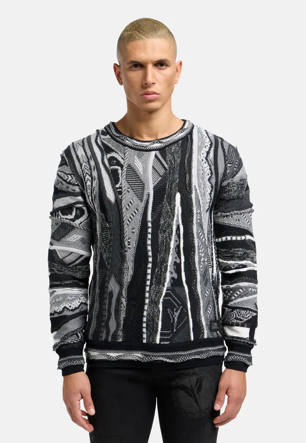 Strickpullover - antracite