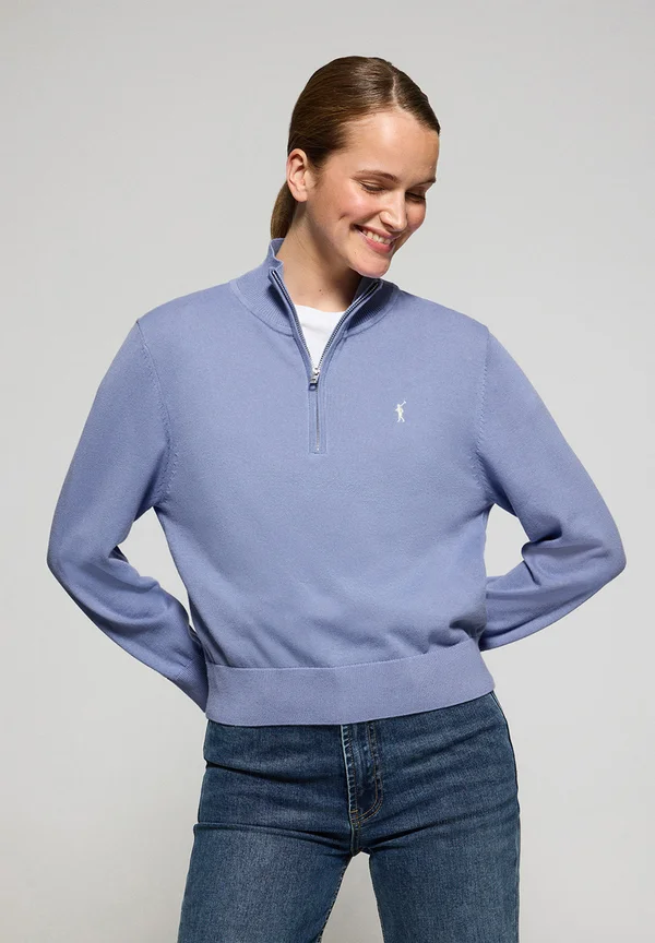 Strickpullover - aqua blue