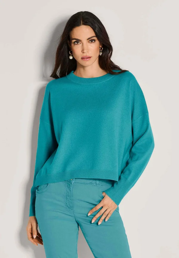 Strickpullover - aqua
