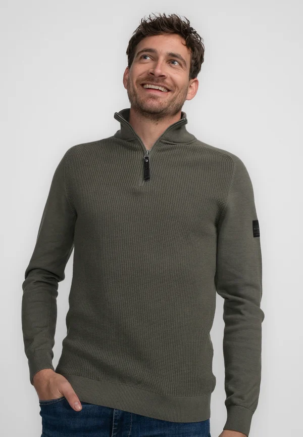 Strickpullover - army green