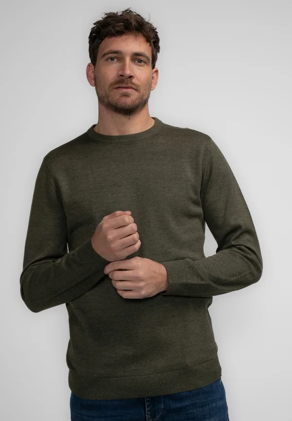 Strickpullover - army green