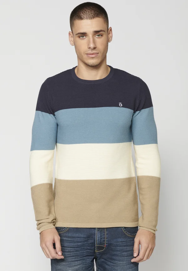Strickpullover - azul claro   light blue