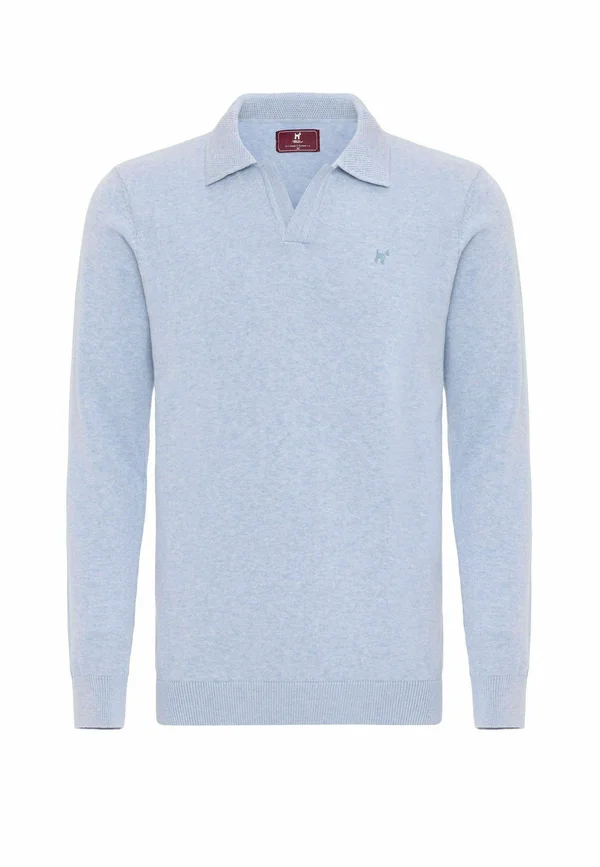 Strickpullover - baby blue
