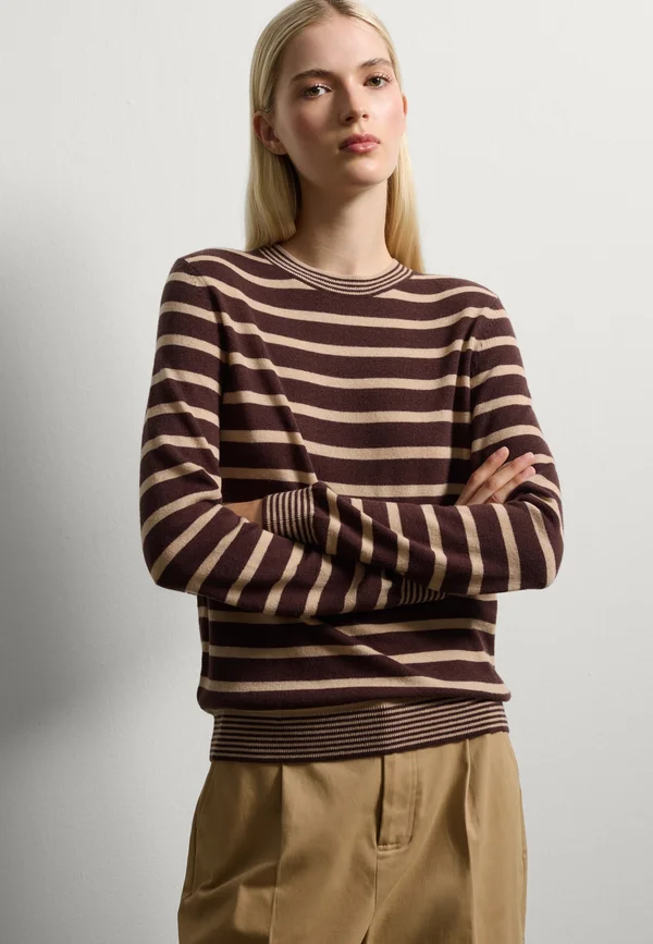 Strickpullover - beige brown
