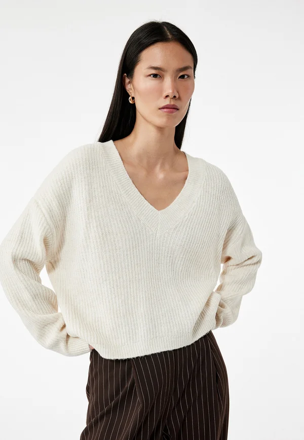 Strickpullover - beige