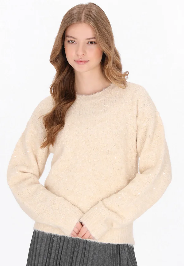 Strickpullover - beige
