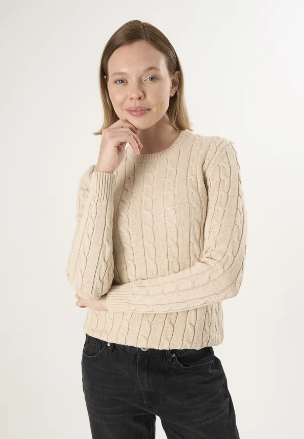 Strickpullover - beige