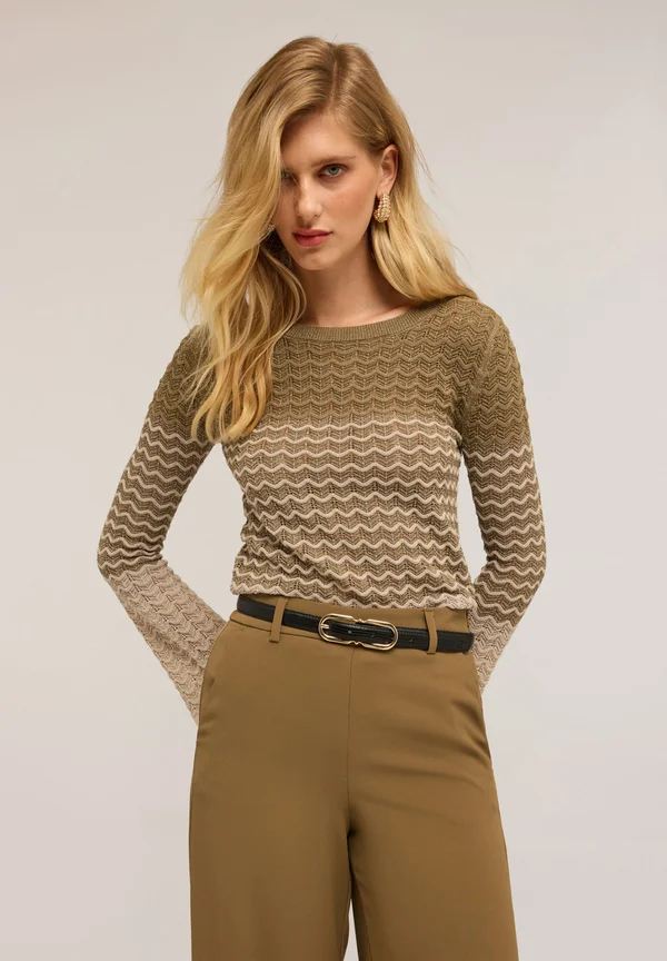 Strickpullover - beige