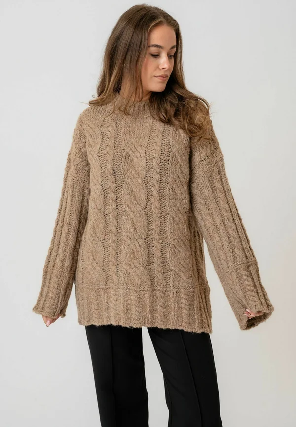 Strickpullover - beige