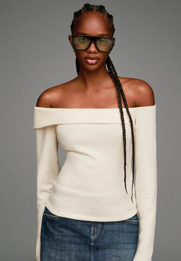 Strickpullover - beige