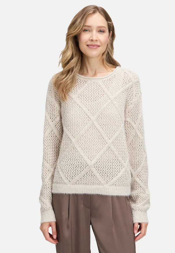 Strickpullover - beige